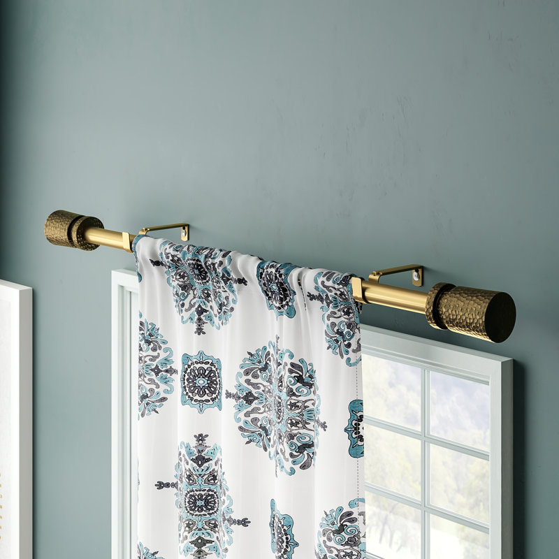 Mistana Peterson Adjustable Drapery Tringle Simple Curtain Rod